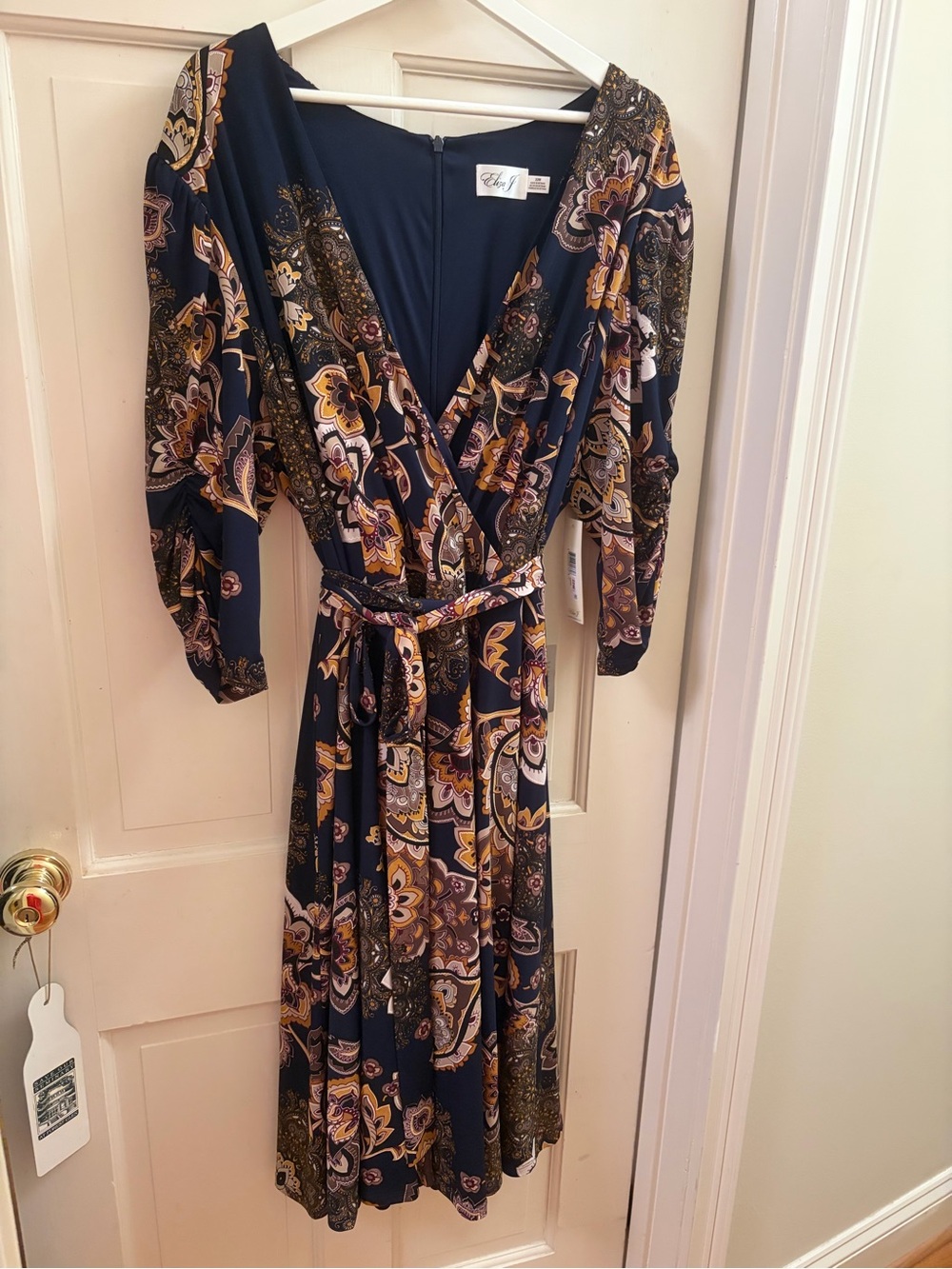 NWT Eliza J paisley wrap dress, size 22W